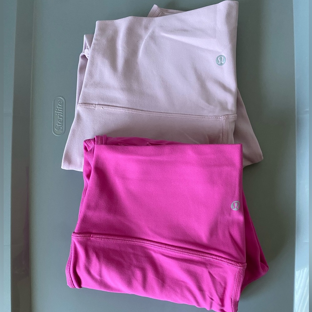lululemon athletica Pink & Light Pink High-Rise Leggings
